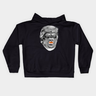 ANGRY TRUMP Negative COVFEFE Kids Hoodie